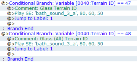 Terrain implementation example