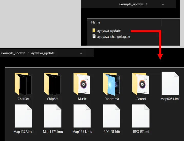 Submission files example